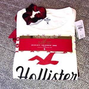 NWT Hollister Flannel Sleep Set Size Small LE